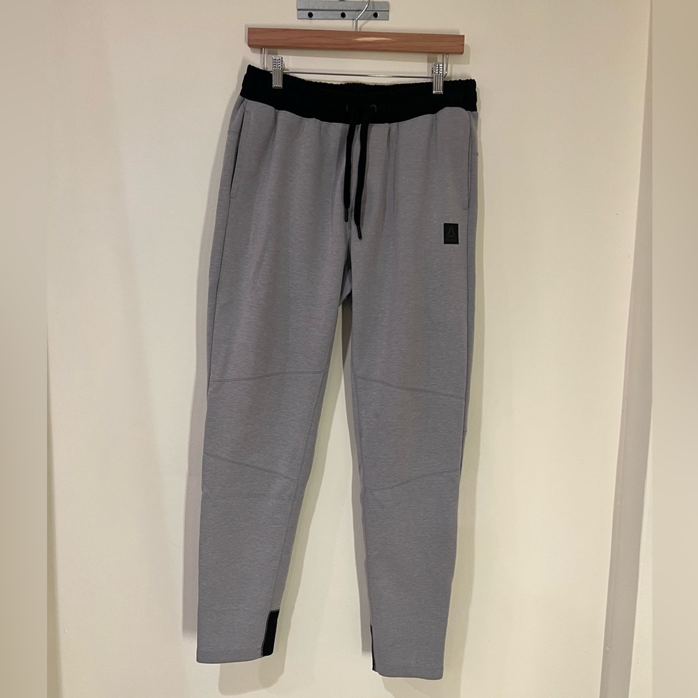 Men’s Moto style size large, Reebok sweatpants